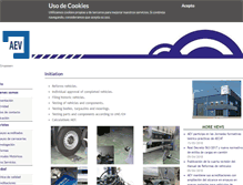 Tablet Screenshot of grupoaev.com